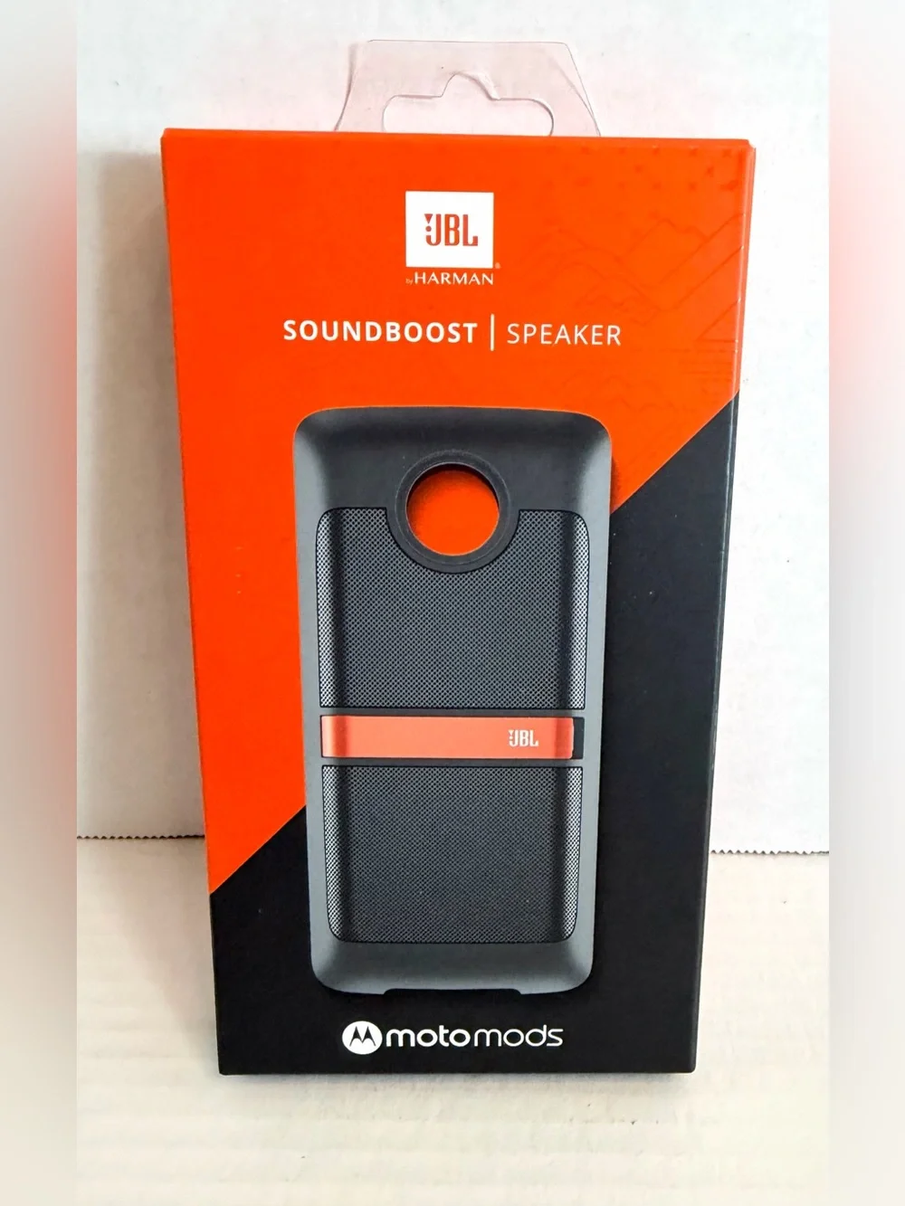 NIB* JBL SoundBoost Moto Mod Speaker Box for Motorola Moto Z Phones